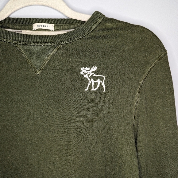 Y2K Abercrombie & Fitch Mens Muscle Long Sleeve Shirt Size XL - Picture 2 of 5